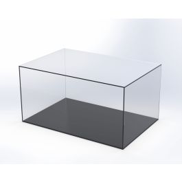 SMALL ACRYLIC DISPLAY CASE WITH BASE - SELF ASSEMBLY 